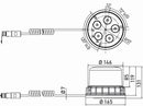 HELLA 2XD 012 984-101 Rotating Beacon - UltraRAY 2.1 - 10/30V