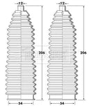 Borg & Beck Steering Gaiter Kit Part No -BSG3404