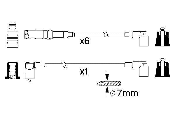 Bosch Ignition Lead Part No - 0986356332