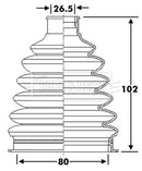 Borg & Beck Cv Joint Boot Kit Part No -BCB6280