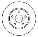 Borg & Beck Brake Disc Pair Part No -BBD4807