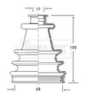 Borg & Beck Cv Joint Boot Kit Part No -BCB2014