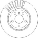 Disctech Brake Disc - Fits Bmw - ABD3940 - Front Axle