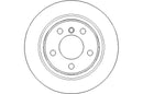Disctech Brake Disc - Fits Bmw, Mini - ABD2625 - Rear Axle