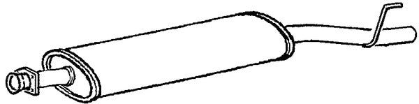 Klarius MZ341T - Box With Centre Pipe  - Fits Mercedes C200 2.0i