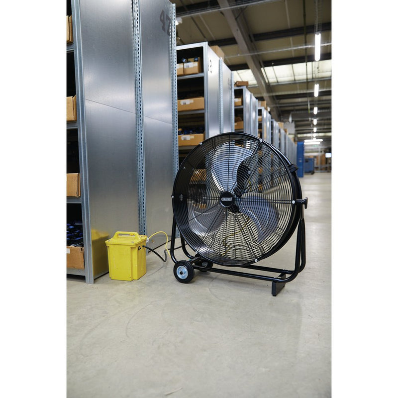 Draper 110V Drum Fan, 24"/610mm, 125W