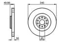 Bosch Brake Disc > Single Bd1071 Part No - 0986479204