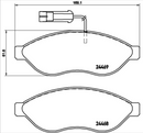 Brembo Brake Pad Set - P23143