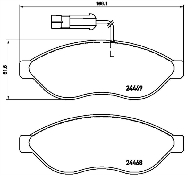 Brembo Brake Pad Set - P23143