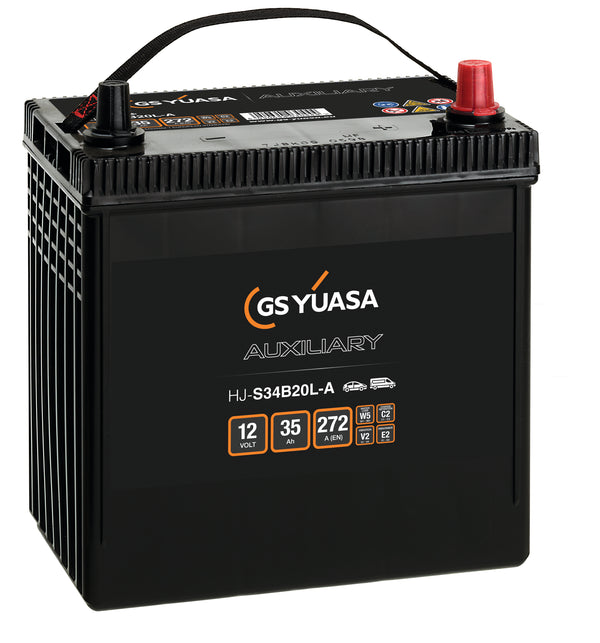 Yuasa Hj-S34B20L-A Auxiliary Battery