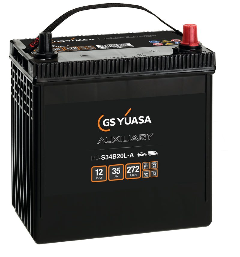 Yuasa Hj-S34B20L-A Auxiliary Battery
