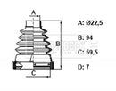 Borg & Beck Cv Joint Boot Kit Part No -BCB6399
