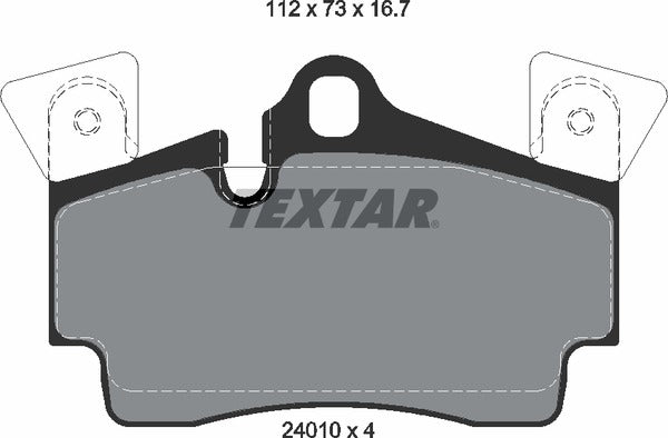Textar Brake Pad Set - 2401001