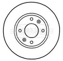 Borg & Beck Brake Disc Pair Part No -BBD4654