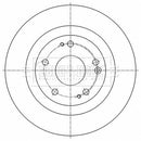 Borg & Beck Brake Disc Pair Part No -BBD5529
