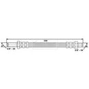 Borg & Beck Brake Hose Part No -BBH6525