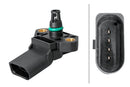HELLA 6PP 009 400-951 Sensor, intake manifold pressure - 4-pin connector