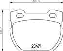 Land Rover Brake Pad Set - Padtech PAD1645