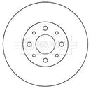Borg & Beck Brake Disc Pair Part No -BBD4055