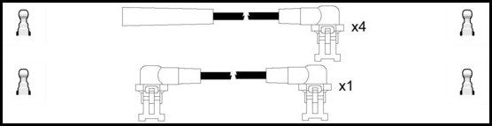 ElectroSpark Ignition Lead Set - OEK914