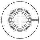 Borg & Beck Brake Disc Pair Part No -BBD5511