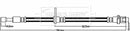 Borg & Beck Brake Hose Part No -BBH8197