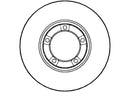 Disctech Brake Disc - Fits Audi, Mitsubishi - ABD3520 - Front Axle