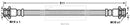 Borg & Beck Brake Hose Part No -BBH7666