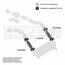 First Line Turbo Hose  - FTH1291 fits Ford Transit Connect 1.8 02-