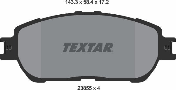 Textar Brake Pad Set - 2385503