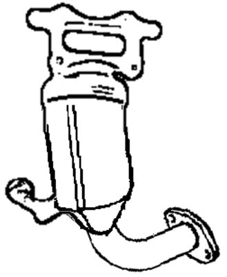 Klarius 325243 - Catalyst Type Approved Withpip  - Fits Honda Jazz 1.2