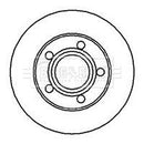 Borg & Beck Brake Disc Pair Part No -BBD4182
