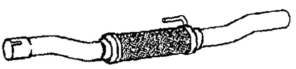 Klarius FT922G - Centre Pipe  - Fits Fiat Doblo 1.3JTD