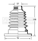 First Line Cv Joint Boot Kit Part No -FCB2788