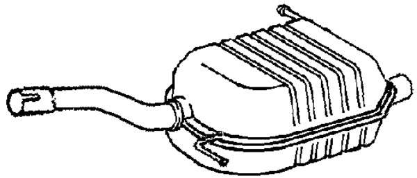 Klarius VW734G - Box With Tail Pipe