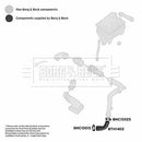 Borg & Beck Turbo Hose Part No -BTH1402