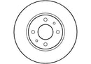 Disctech Brake Disc - Fits Alfa romeo - ABD2021 - Rear Axle