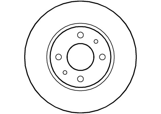 Disctech Brake Disc - Fits Alfa romeo - ABD2021 - Rear Axle