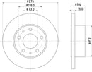 Mintex Brake Discs fits -Iveco S276:5 MDC1439 (also fits other vehicles)