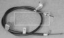 Borg & Beck Brake Cable- RH Rear -BKB3096
