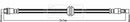 Borg & Beck Brake Hose Part No -BBH8391