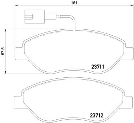 Mintex Brake Pads  - MDB2241