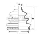 Borg & Beck Cv Joint Boot Kit Part No -BCB2529