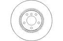 Disctech Brake Disc - Fits Bmw - ABD3157 - Front Axle