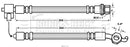 Borg & Beck Brake Hose Part No -BBH7733