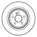 Borg & Beck Brake Disc Pair Part No -BBD5143