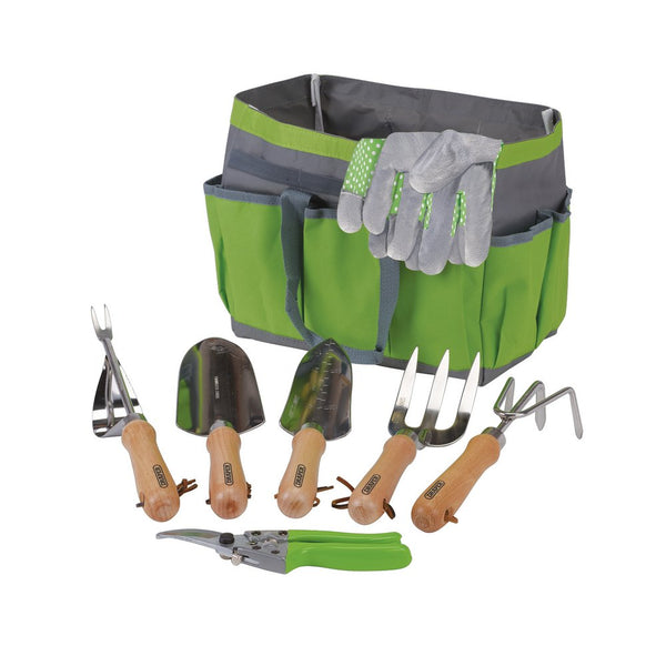 Stainless Steel Garden Tool Set with Storage Bag (8 Piece)