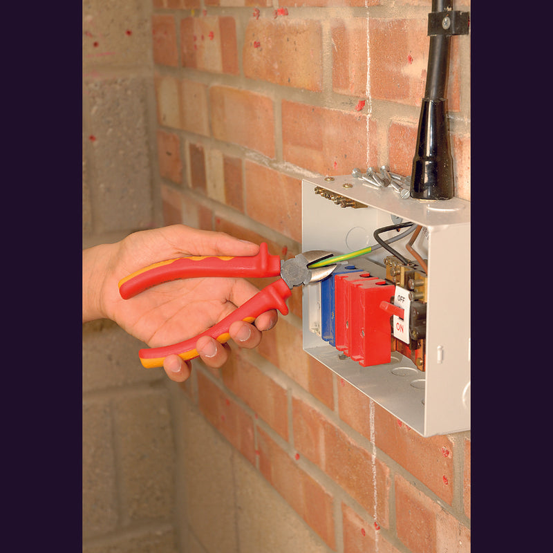 VDE Approved Fully Insulated Diagonal Side Cutters, 160mm