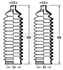Borg & Beck Steering Gaiter Kit Part No -BSG3291