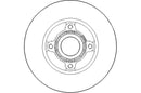 Disctech Brake Disc - Fits Jaguar, Renault - ABD2973 - Rear Axle